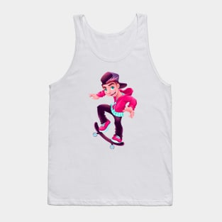 Happy skater boy Tank Top